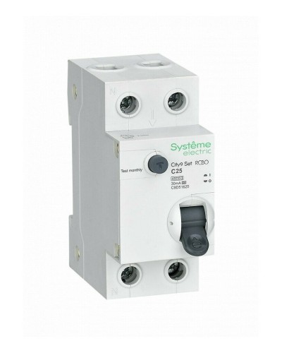 City9 Set 1P+N С 25А 4.5kA 30мА A 230В (C9D55625). Автоматический выключатель дифференциального тока. Systeme Electric в Пушкино