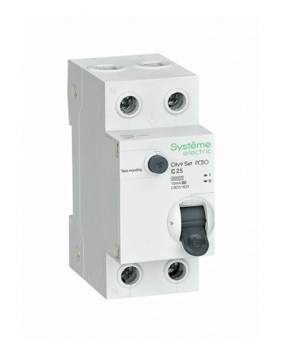 City9 Set 1P+N С 25А 4.5kA 10мА A 230В (C9D51625). Автоматический выключатель дифференциального тока. Systeme Electric в Пушкино