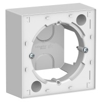 AtlasDesign коробка для наружного монтажа, белая (ATN000100). Коробка для наружного монтажа. Systeme Electric