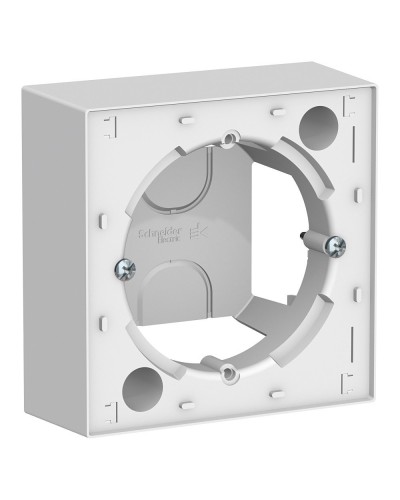 AtlasDesign коробка для наружного монтажа, белая (ATN000100). Коробка для наружного монтажа. Systeme Electric в Пушкино