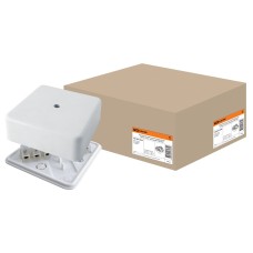 Коробка КР 50х50х20 ОП с клеммной колодкой, белая, IP40 (SQ1401-0202). Распаячная коробка. TDM ЕLECTRIC