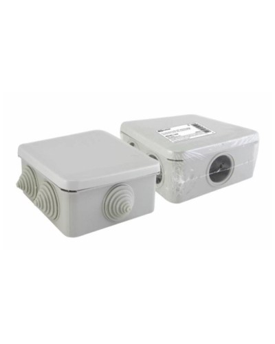 Коробка ОП 100х100х50мм, крышка, IP55, 6 вх. (SQ1401-1255). Распаячная коробка. TDM ЕLECTRIC в Пушкино