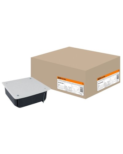 Распаячная коробка СП 115х115х45мм, крышка, метал. лапки, IP20, TDM (SQ1403-0008). Распаячная коробка СП. TDM ЕLECTRIC в Пушкино