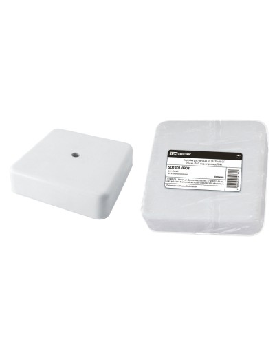 Коробка КР 75х75х20 ОП белая, IP40 (SQ1401-0903). Распаячная коробка. TDM ЕLECTRIC в Пушкино