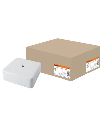 Коробка КР 100х100х44 ОП белая, IP40 (SQ1401-0209). Распаячная коробка. TDM ЕLECTRIC в Пушкино