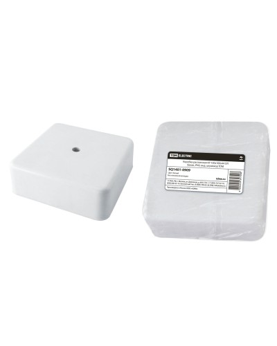 Коробка КР 100х100х44 ОП белая, IP40 (SQ1401-0909). Распаячная коробка. TDM ЕLECTRIC в Пушкино