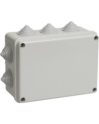 Коробка ОП 150х110х70мм, крышка, IP44, 10 гермовводов (SQ1401-1241). Распаячная коробка. TDM ЕLECTRIC в Пушкино