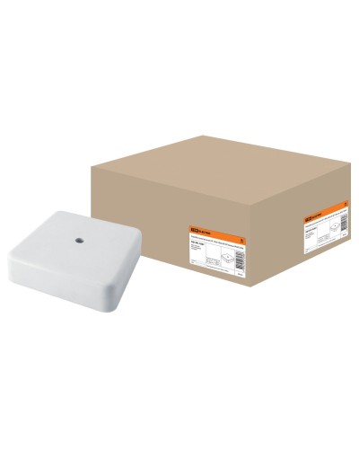 Коробка КР 100х100х29 ОП белая, IP40 (SQ1401-0207). Распаячная коробка. TDM ЕLECTRIC в Пушкино