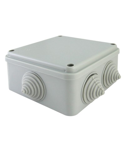 Коробка ОП 100х100х50мм, крышка на винтах, IP55, 6 вх. (SQ1401-1234). Распаячная коробка. TDM ЕLECTRIC в Пушкино