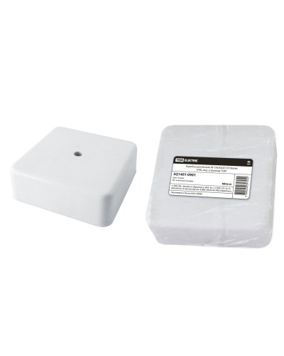 Коробка КР 50х50х20 ОП белая, IP40 (SQ1401-0901). Распаячная коробка. TDM ЕLECTRIC в Пушкино