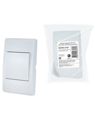 КП-Н-01 (SQ1901-0107). Кнопка для проводных звонков. TDM ЕLECTRIC в Пушкино