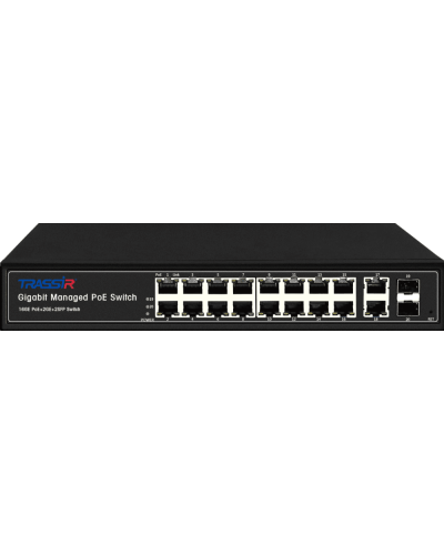 TR-NS24202S-300-16PoE. Коммутатор с PoE. Trassir в Пушкино