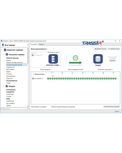 TRASSIR NetSync. Программное обеспечение для IP систем видеонаблюдения. Trassir в Пушкино