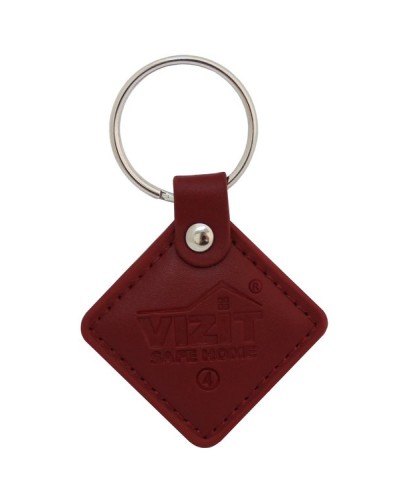 VIZIT-RF2.2 (Red). Брелок proximity кожаный. VIZIT в Пушкино