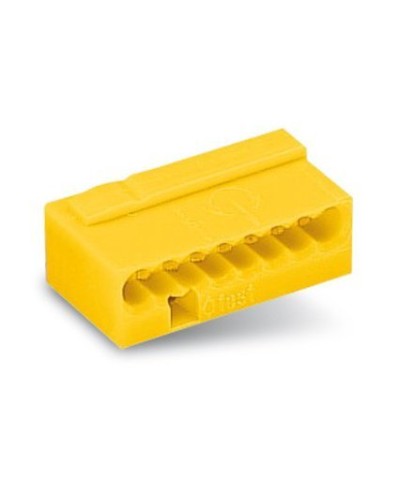 WAGO 243-508 Клемма MICRO 8-проводная желтая. Клемма для распределительных коробок. WAGO в Пушкино