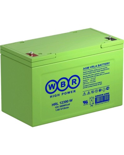 WBR HRL12390W. Аккумулятор герметичный свинцово-кислотный. WBR в Пушкино