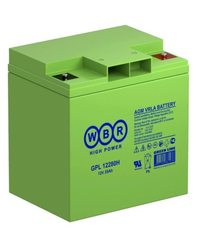 WBR GPL12280H. Аккумулятор герметичный свинцово-кислотный. WBR в Пушкино