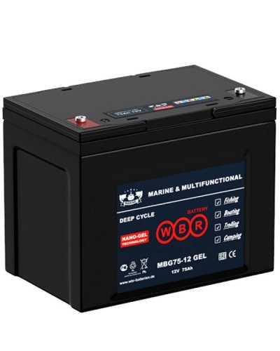 WBR MBG75-12. Аккумулятор герметичный свинцово-кислотный. WBR в Пушкино
