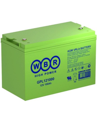 WBR GPL121000A. Аккумулятор герметичный свинцово-кислотный. WBR в Пушкино