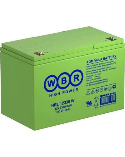WBR HRL12330W. Аккумулятор герметичный свинцово-кислотный. WBR в Пушкино