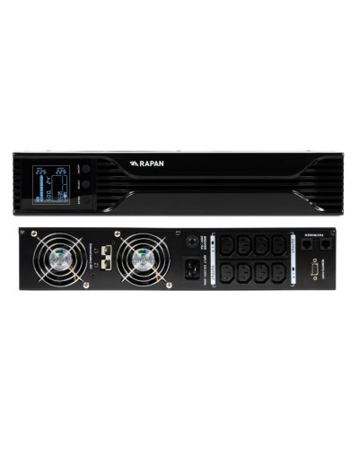 RAPAN-UPS 3000 RACK+4х9Ah (RAPAN-UPS 3000-RACK-IN-4х9-E) (8960). Бесперебойный источник питания. Бастион в Пушкино