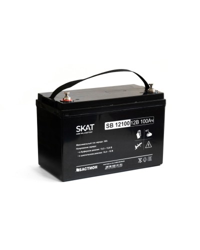 SKAT SB 12100 (2542). Аккумулятор герметичный свинцово-кислотный. Бастион в Пушкино