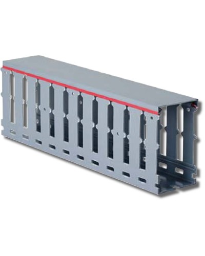 Короб перфорированный 80x40 RL12 (00163RL) серый: Короб перфорированный с крышкой в Пушкино