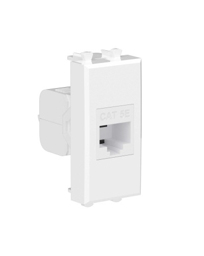 Розетка RJ-45 Avanti 1 модуль белое облако (4400661): Розетка компьютерная, без шторки модульная, кат.5е в Пушкино