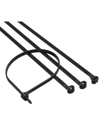 Хомут 4,8x250 P6.6, черный (100шт) (21316SR): Хомут с двойным замком в Пушкино