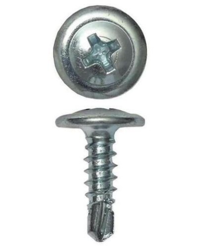 Саморез с пресс-шайбой 4.2х25 со сверлом (200 шт) (CM274025). Саморез с пресс-шайбой. ДКС в Пушкино