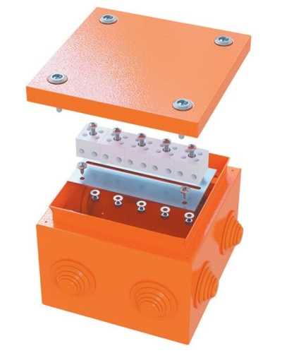 Коробка FS 150х150х80 5P (FSB30506): Коробка ответвительная огнестойкая стальная в Пушкино