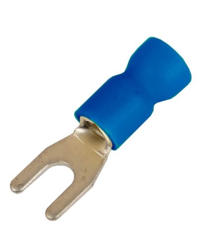 Наконечник вилочный НВИ 1,5-2,5 М3,5 (D3,7мм) (100 шт) (2B135P-EE-PVC). Наконечник вилочный с изолированным фланцем ПВХ. ДКС в Пушкино