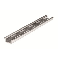 DIN-рейка перфорированная OMEGA 2F 15х5,5 мм L2000 (02130). Дин-рейка перфорированная. ДКС
