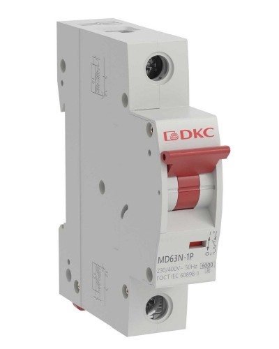 YON max MD63N 1P 40А 6кА C (MD63N-1PC40). Автоматический выключатель. ДКС в Пушкино