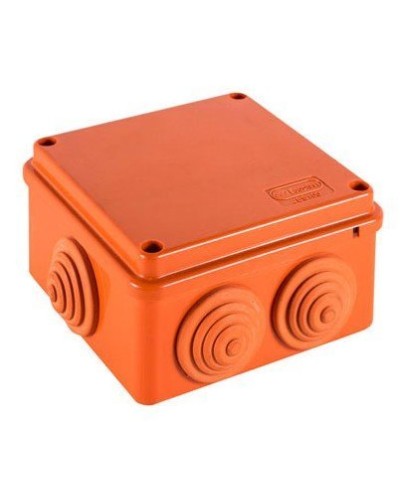 Коробка JBS100 100х100х55, 6 вых., 10P (1,5-6мм²) (43497HF): Коробка монтажная, огнестойкая, без галогена в Пушкино
