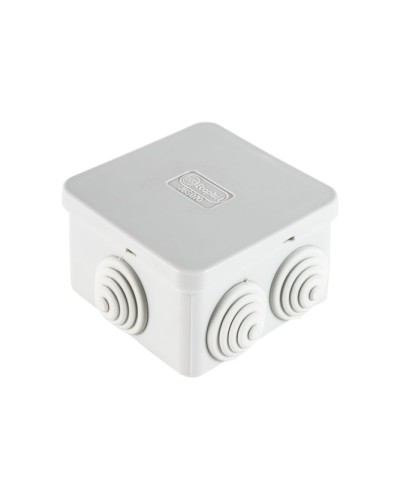 Коробка JBS070 70х70х40, 6 вых., IP44, серая (44056). Коробка монтажная. Экопласт в Пушкино