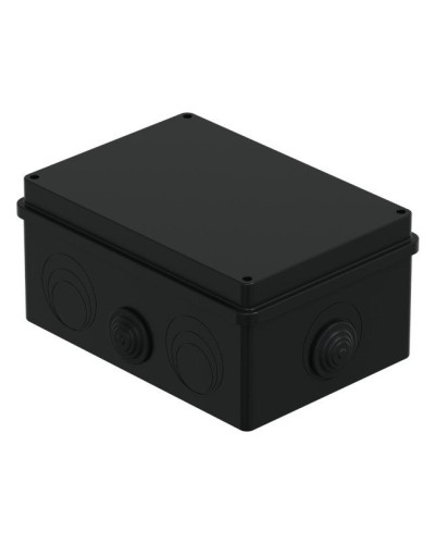 Коробка JBS210 210х150х100, 8 вых., IP55, черная (44016BL-1). Коробка монтажная. Экопласт в Пушкино