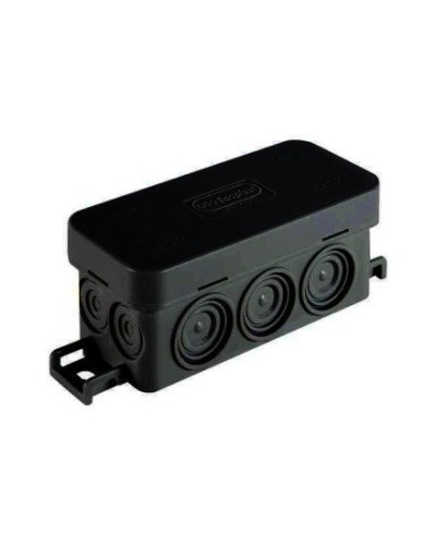 Коробка JBL090 90х42х40, 10 вых., IP55, черная (44055BL-1). Коробка монтажная. Экопласт в Пушкино