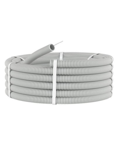 Труба HFFR тяжелая D50, серая (21150HF-GR): Труба гофрированная, с зондом, не распространяющая горение, без галогена в Пушкино