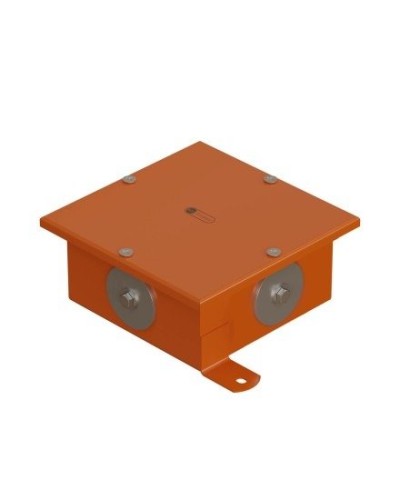 Коробка SMB120 металлическая 120х120х60, 4 металлических заглушки (56004S). Коробка, 4 металлические заглушки. Экопласт в Пушкино