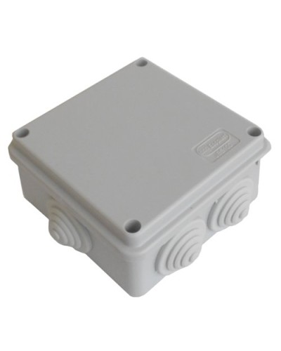 Коробка JBS100 100х100х55, 6 вых., 3P (0,15...2,5мм²) серая (43007HF-GR). Коробка монтажная, огнестойкая, без галогена. Экопласт в Пушкино