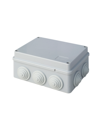 Коробка JBS150 150х110х70, 10 вых., IP55, серая (44009). Коробка монтажная. Экопласт в Пушкино