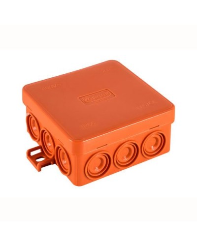 Коробка JBL085 85х85х38, 12 вых., 3P (0,15...4мм²) (43465HF). Коробка монтажная, огнестойкая, без галогена. Экопласт в Пушкино
