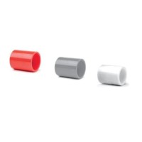 Ecoplast муфта для аспирационной системы D25, АБС, красный (50 шт) (49525-50). Муфта для аспирационной системы. Экопласт