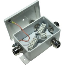КМ-О (12к)-IP66-d, пять вводов. Коробка монтажная огнестойкая. Гефест
