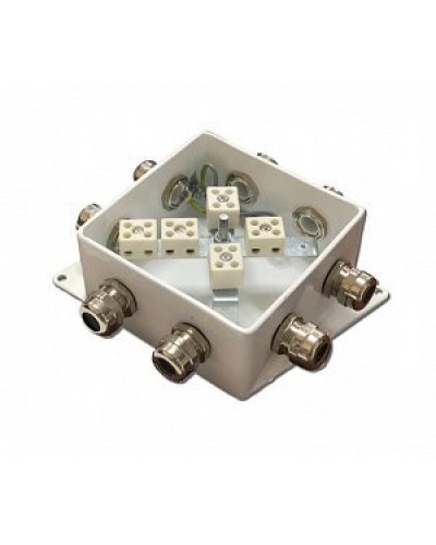 КМ-О (10к*10,0)-IP66-120х120, три ввода: Коробка монтажная огнестойкая в Пушкино