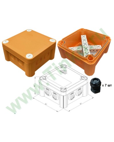 КМ-О-1212(П)(18к)-IP66(П6-12): Коробка монтажная огнестойкая в Пушкино