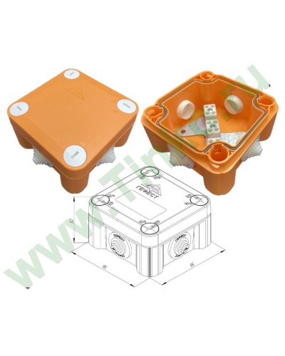 КМ-О-1010(П)(8к)-IP55: Коробка монтажная огнестойкая в Пушкино