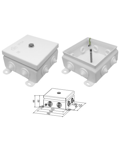 КМ IP55-1212. Коробка монтажная электротехническая. Гефест в Пушкино