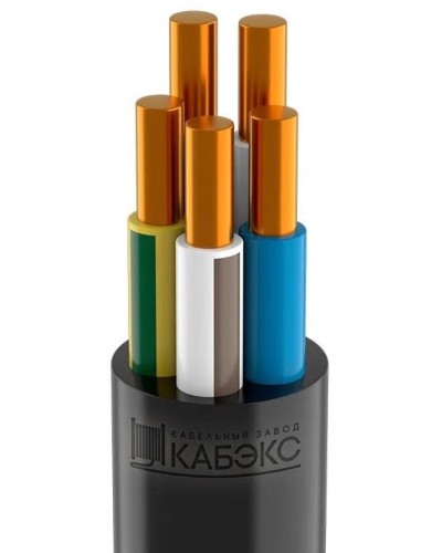 ППГнг(А)-HF 5х10 ОК (N PE) 0,66кВ Кабэкс (ТХМ00132588). Кабель силовой, не распространяющий горение, не содержащих галогенов. Кабэкс в Пушкино